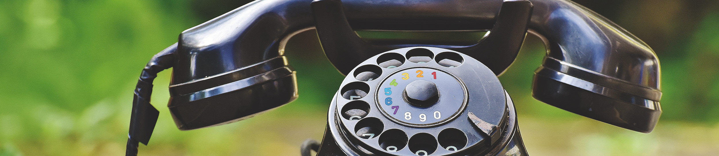 Rotary phone dial